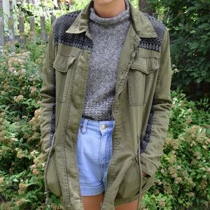 Army Green Forever 21 Casual Jacket